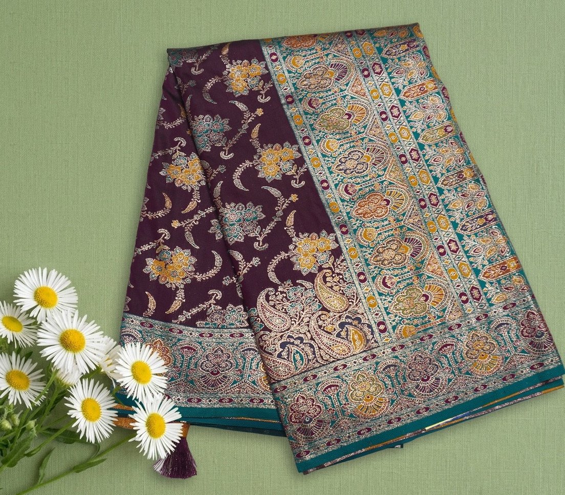Banarasi silk blend saree